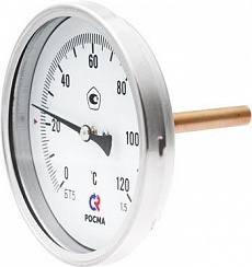Термометр осевой БТ-41.211 (0...160С) L=100 мм